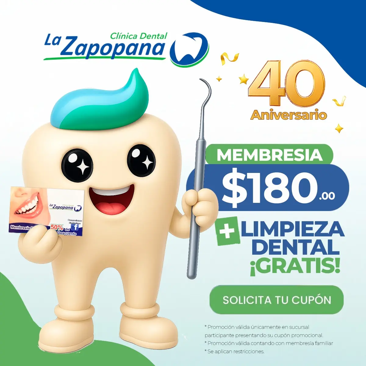 Promoción Limpieza Dental Gratis
